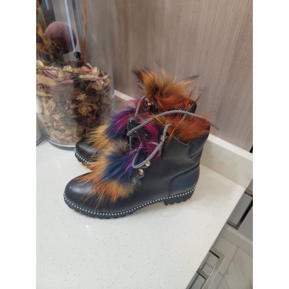 CECELIA New York Women's Black Trekker Boots 8.5 M New - Picture 6 of 13